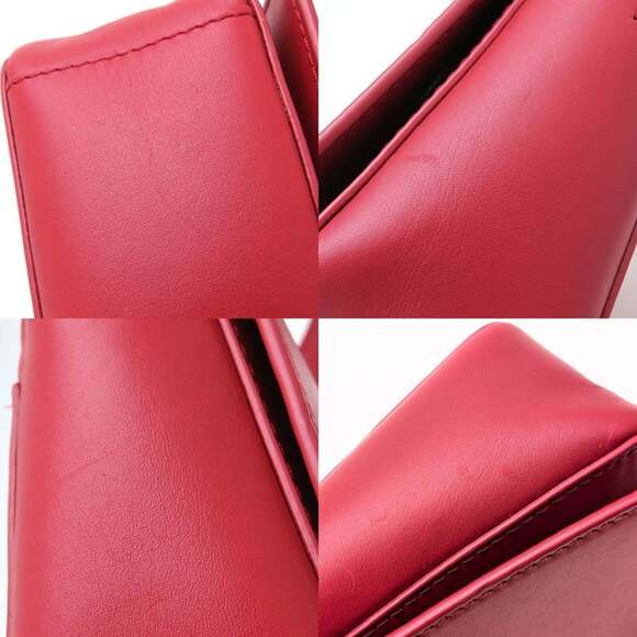 Tory Burch Women's Red Leather Shoulder Bag 352970 - Picture 4 of 10